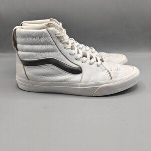 Vans UA SK8-HI XL Men's Size 12 High Big Mood White Leather High Top Sneakers